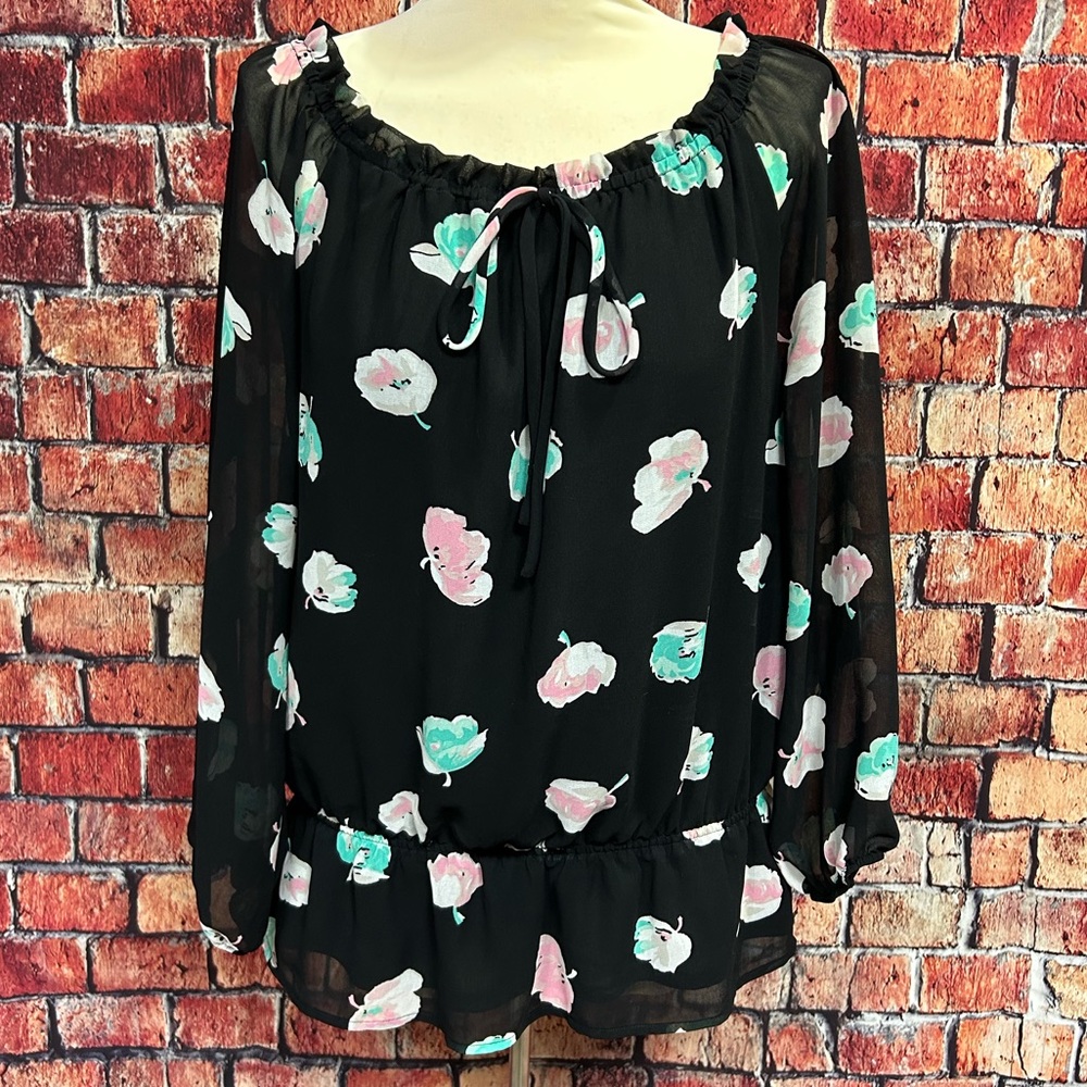 Ann Taylor Floral Blouse